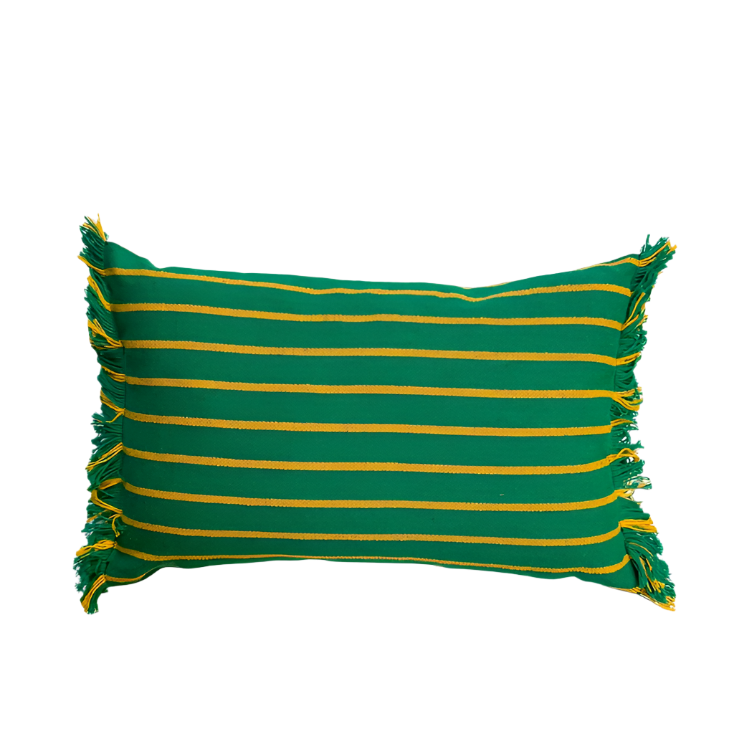 Stria Green Cushion
