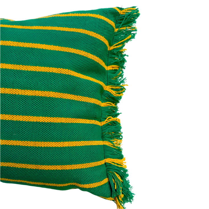 Stria Green Cushion