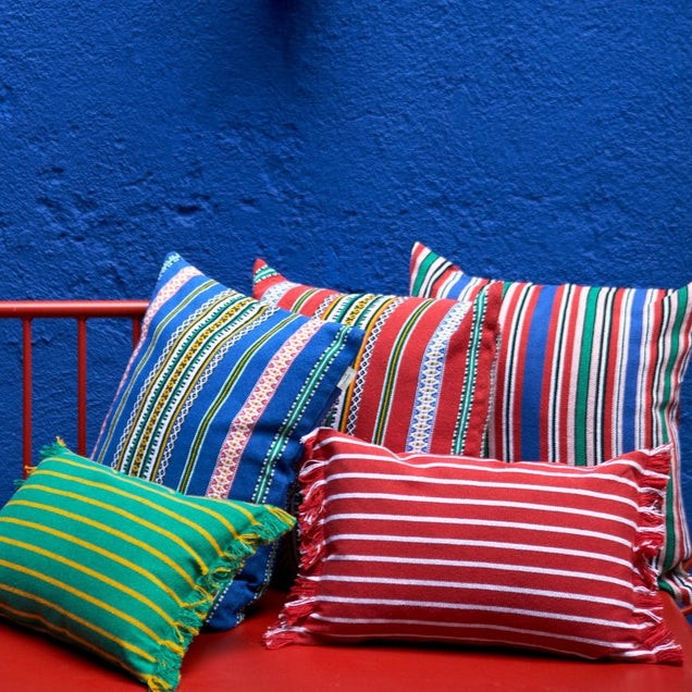 Stria Red Cushion