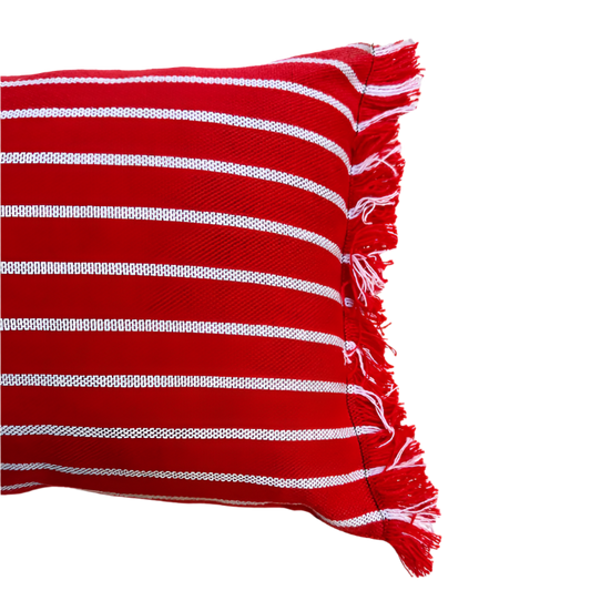 Stria Red Cushion