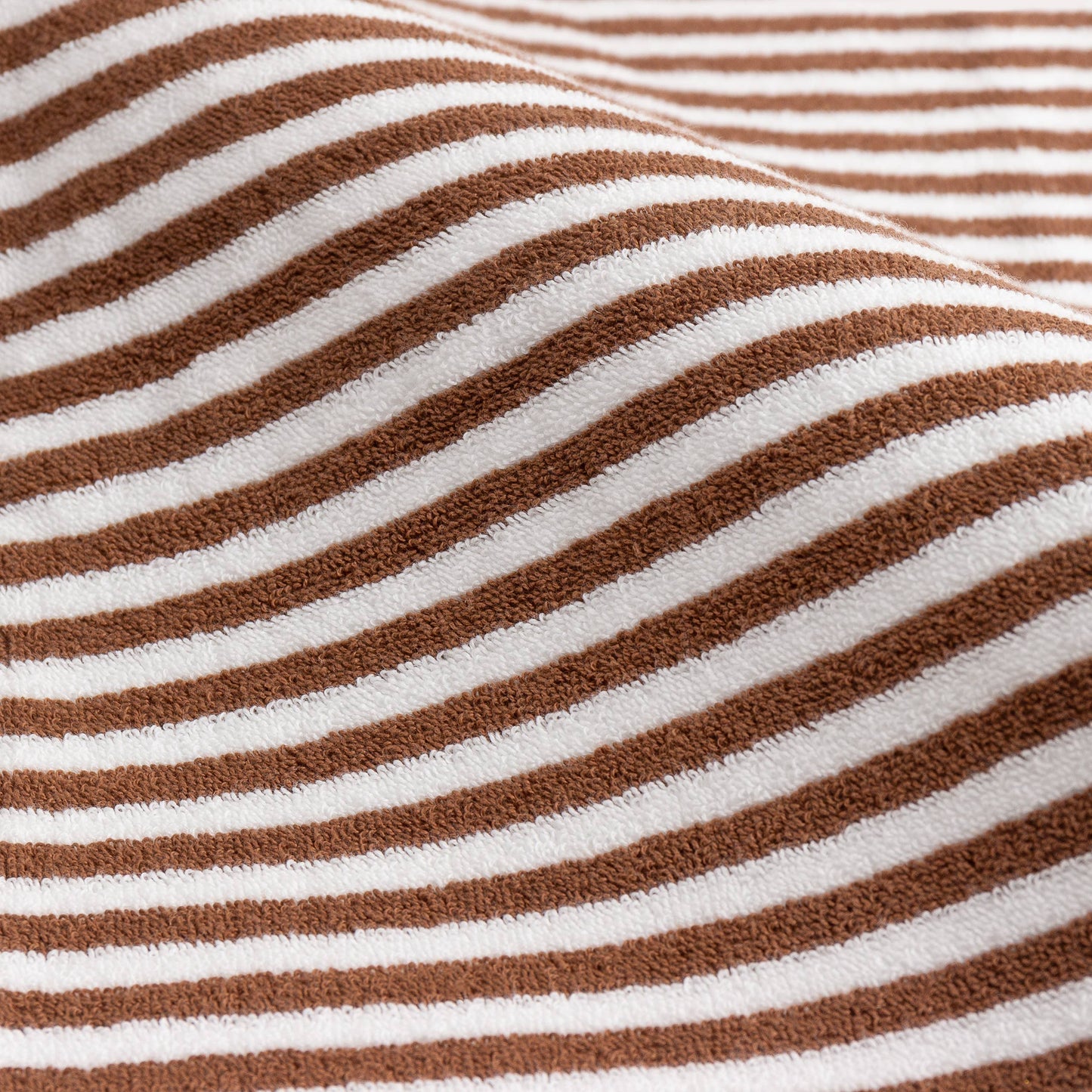 Maris Striped Cotton Towel (Brown)